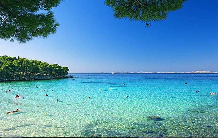 Murter szigeti Slanica beach
